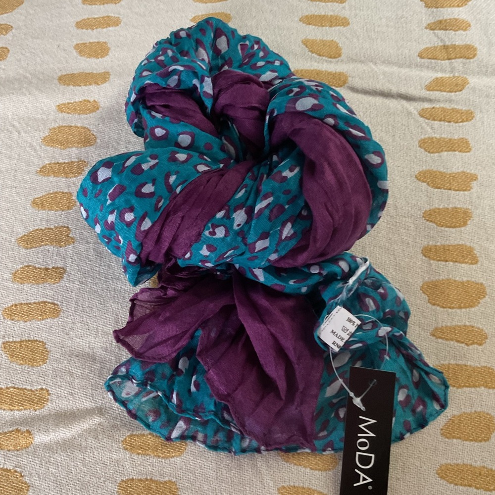 Animal print scarf